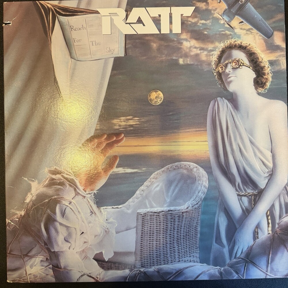 Ratt - Reach for The Sky VG+ VG+ 1988 US Release Vinyl LP Ultrasonic Cleaned